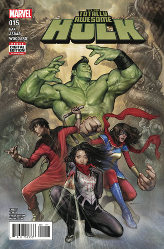 Totally Awesome Hulk #15 cover by Stonehouse
